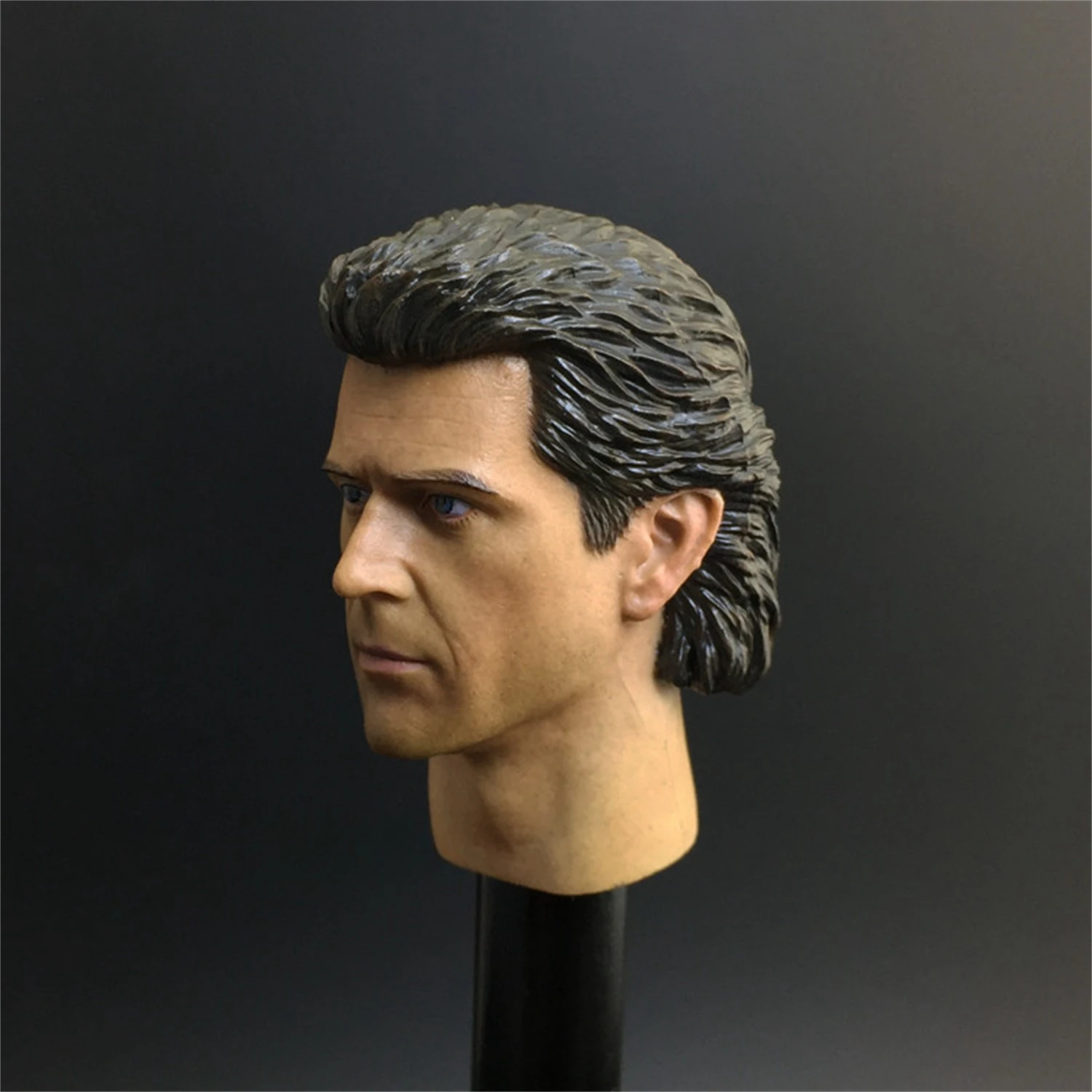 1/6 William wallace MEL Gibson HEAD Sculpt PVC ของเล่นโมเดลหัวพอดีกับ12in tague กล้ามเนื้อตุ๊กตาขยับแขนขาได้ของเล่น