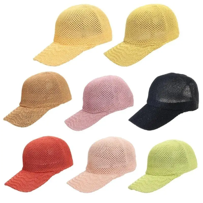 31BB Delicate Mesh Baseball Cap Breathable Peaked Cap Summer Must-have for Daily Wear