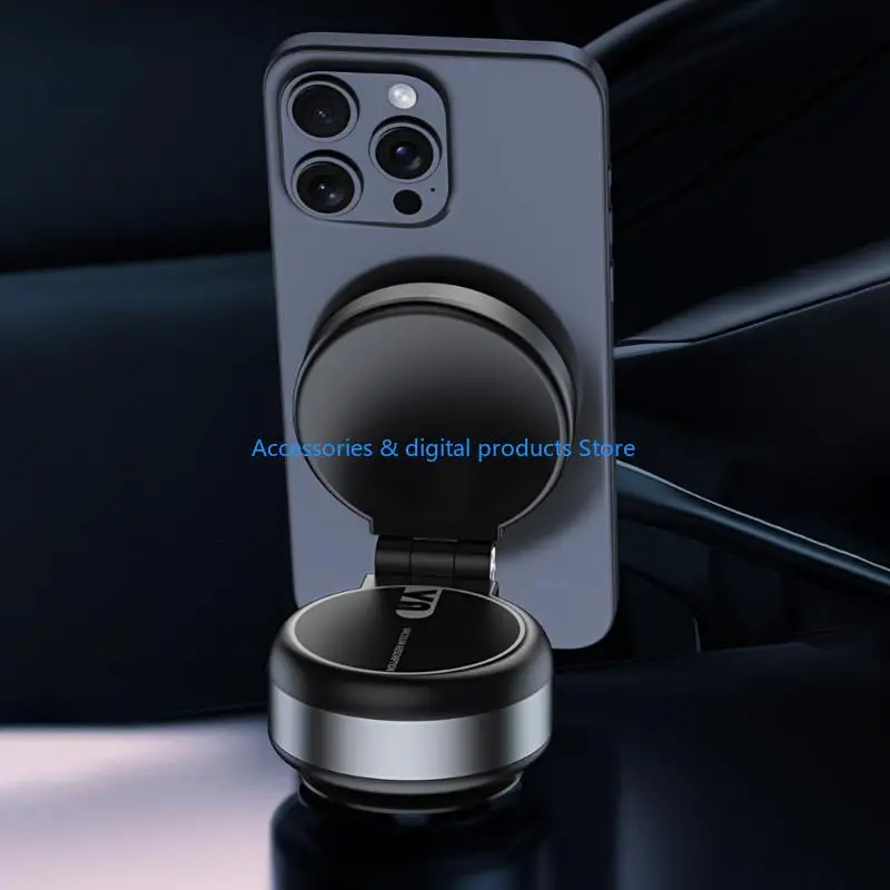 

77JD Secure Phone Holder Bracket Stand for Car Strong Grip Vacuum Attachment