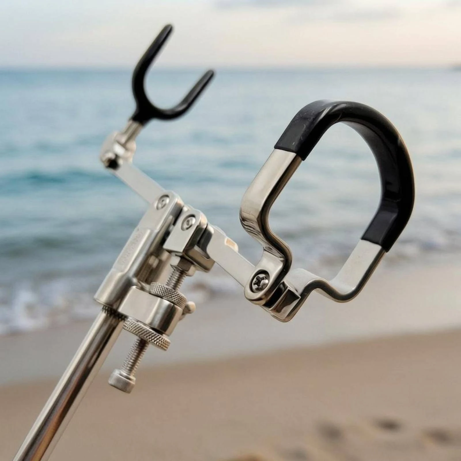 

Swivel Fishing Rod Holder Rust Resistant Insert Swivel Rod Holder Stainless Steel Fishing Stand Easy Installation Angling Gear