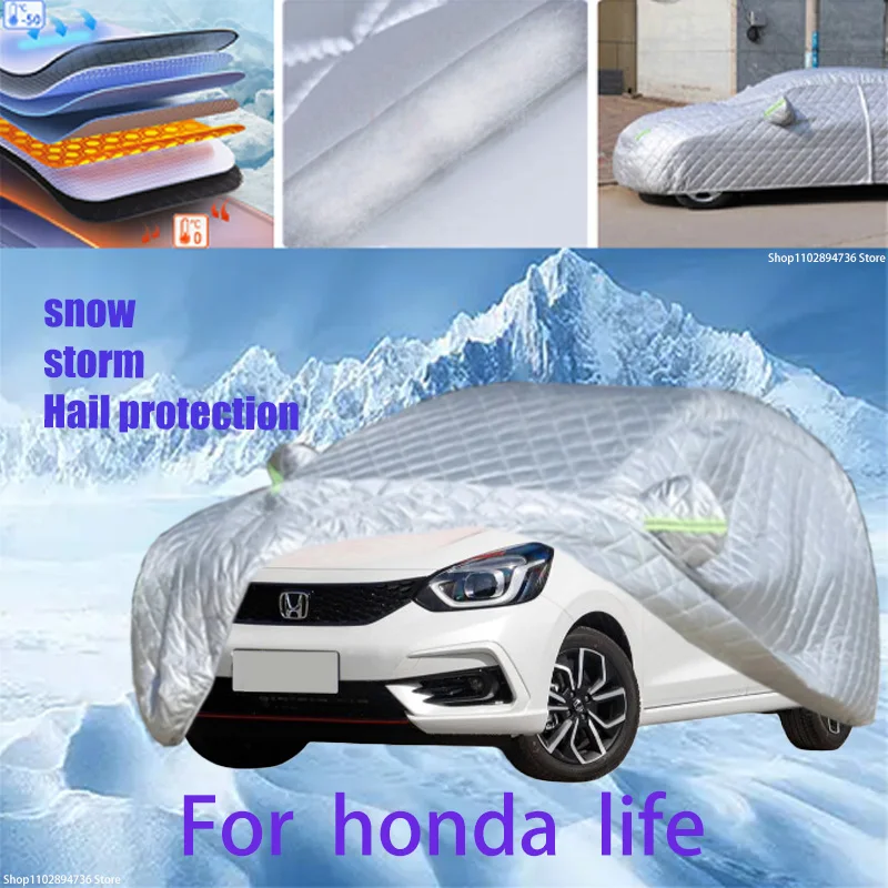 

Для honda life уличный хлопковый утолщенный тент для автомобиля Защита от града защита от снега солнцезащитный водонепроницаемый пыленепроницаемый