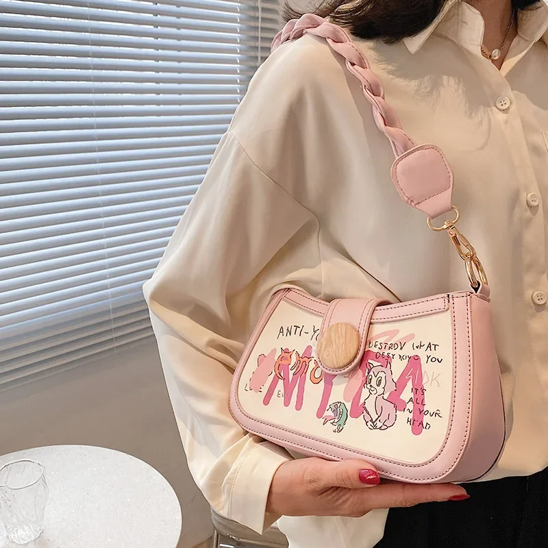 Bolso cuadrado pequeño para mujer, bandolera con diseño de textura de alta calidad, primavera y verano, novedad de 2024