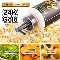 AILKE 24k Gold Lotion pour le corps parfaite et impeccable, blanchissant, inhibe la mélanine, hydratant, protection UV, avec Nicotinamide vitamine C 3