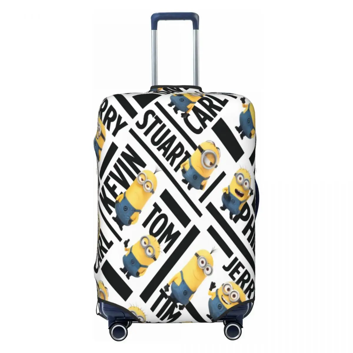 

Custom Anime M-Minions Cartoon Suitcase Cover Washable Travel Luggage Covers for 18-32 inch