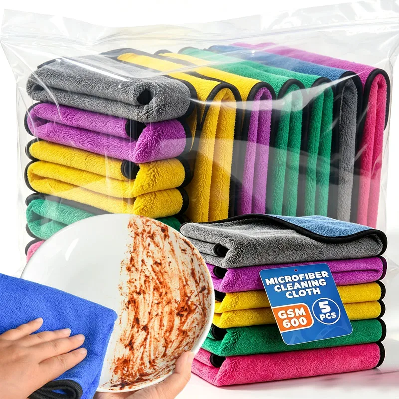 Microfiber Cleaning Towel Car Cleaning Cloths Professional Detailing Car Drying Microfiber Towel Wash Towel Accessories