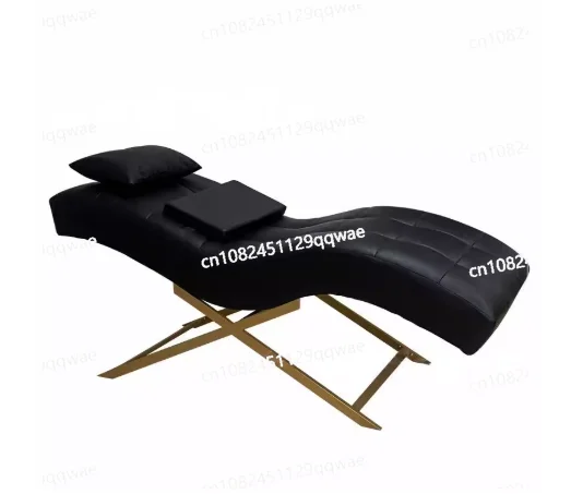 New S-shaped eyelash bed beauty bed ergonomic leisure lounge chair eyelash extension  hot sales  beauty bed head adjustable