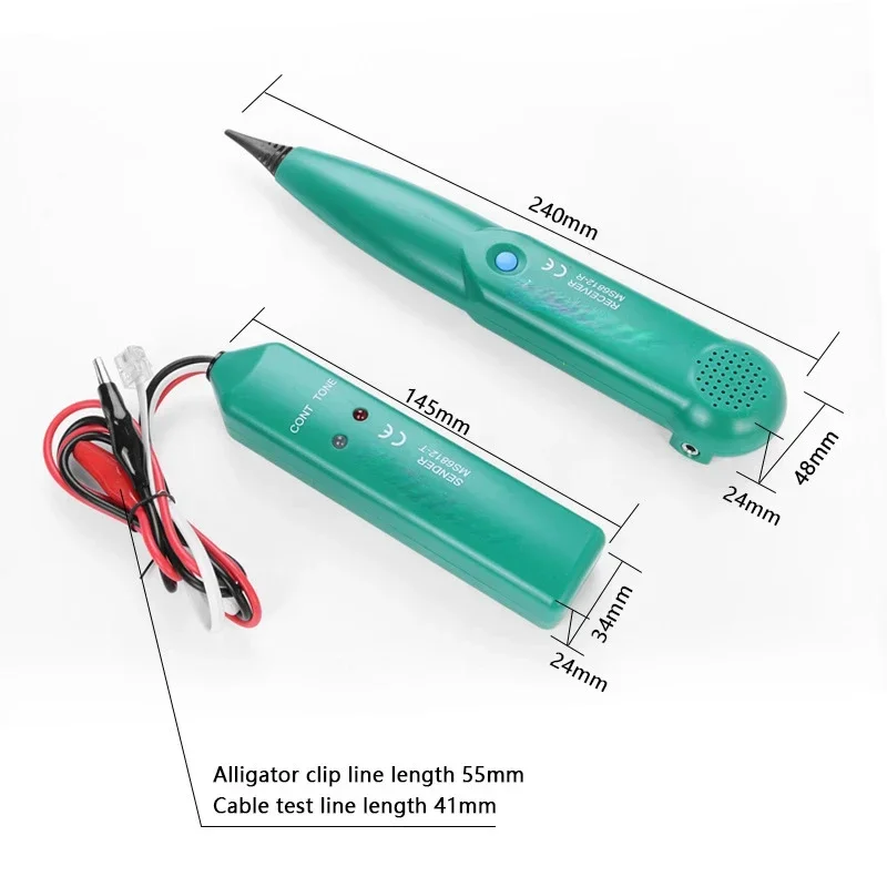 Ms6812 Cable Tracking Device Tester Handheld Network Cable Line Measuring Wire Detector Line Inspection Instrument Line Finder