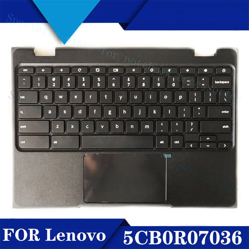 

НОВИНКА: Корпус C с клавиатурой и тачпадом для Lenovo Chromebook 100e-81ER, артикул 5CB0R07036