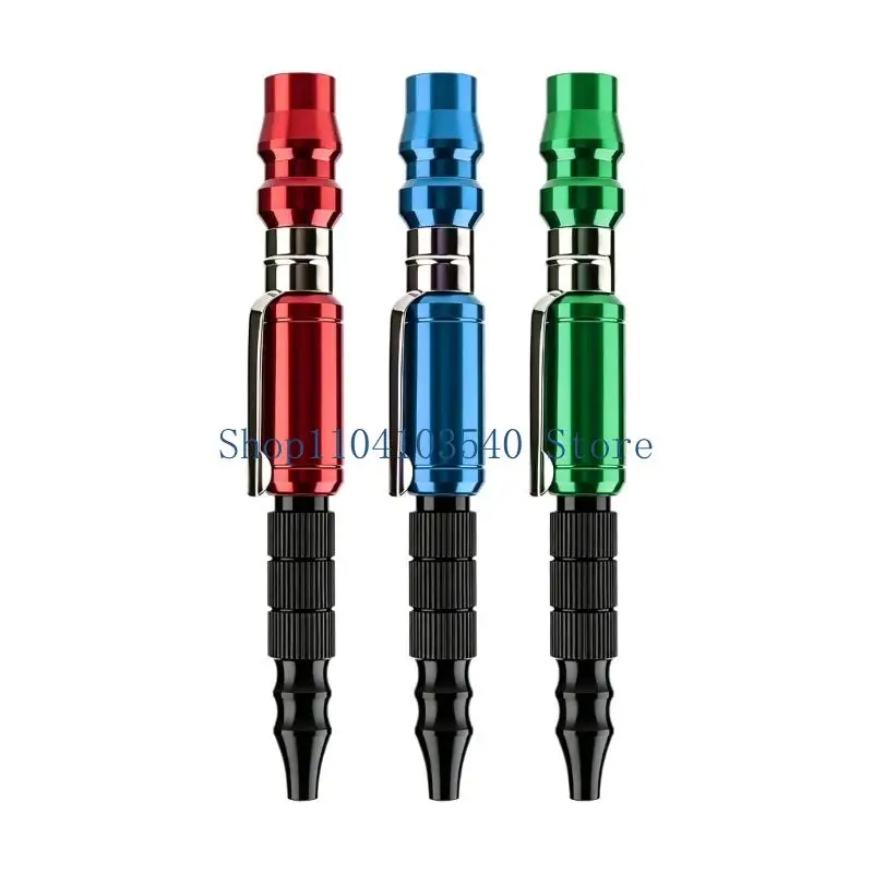 02DC Portable Carry Clip Cleaning Pen with 1/4 Inch Inlet, Turning Control Knob, and Dust Cleanup for Routine Service Tables