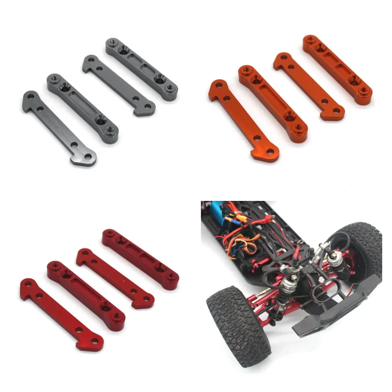 ZD carro de corrida DBX-10 10427S 9106S 1/10 peças de metal para carro de controle remoto componentes de código do braço dianteiro e traseiro