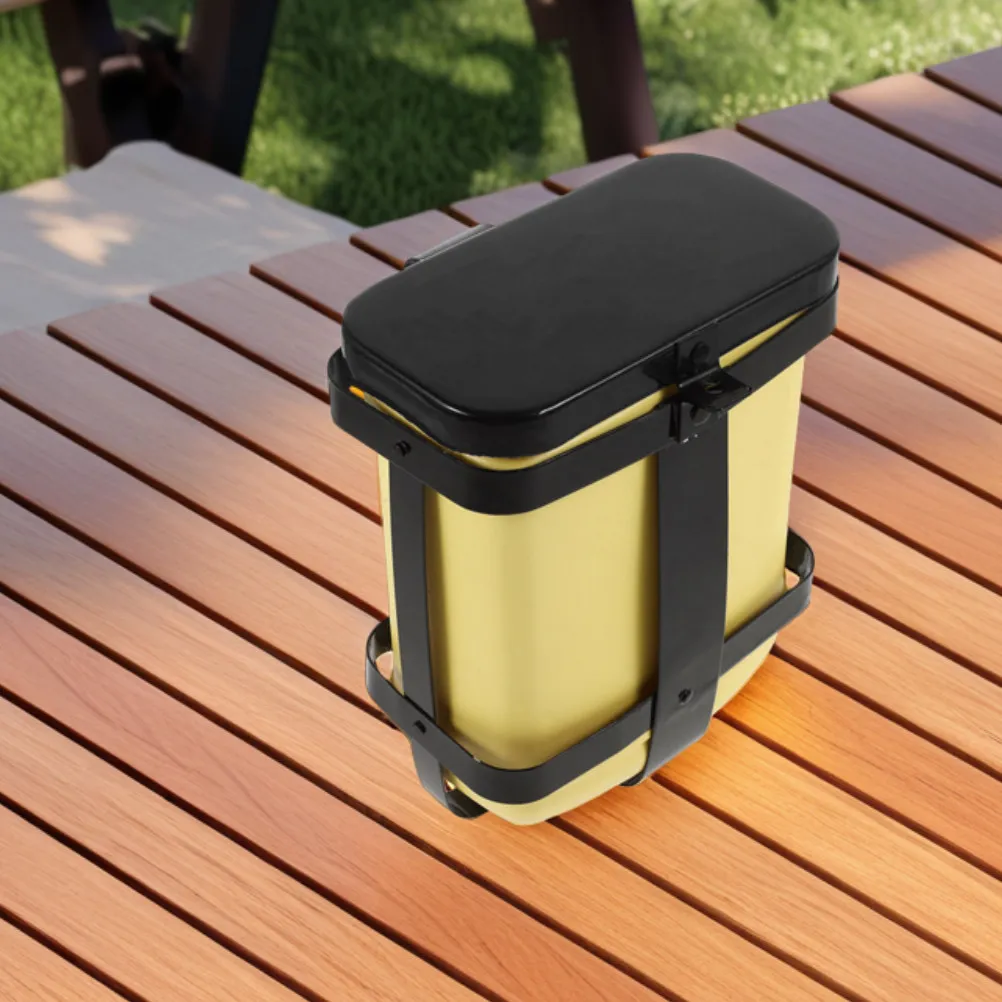 

Motorcycle Travel Storage Case Mountable on Bumper Holds Tools Gear Lockable Cup Compartment Keeps Items Safe during Ride