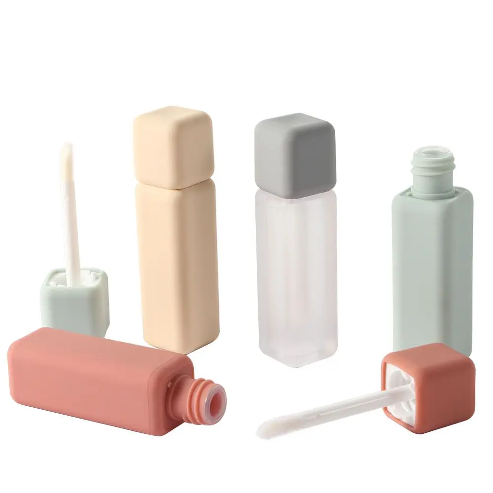 Cute Applicator Refillable Bottles Empty Lip Gloss Tube DIY Lipstick Cosmetic Containers Lip Balm Tube