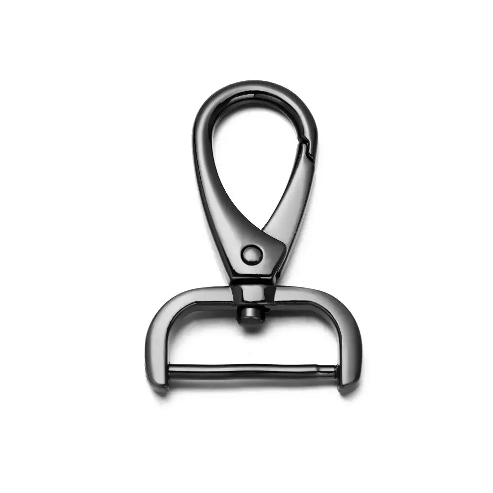 

4 Colors Metal Belt Keychain Leather Strap Buckles Trigger Clips Pet Leash Hooks Detachable Snap Hook