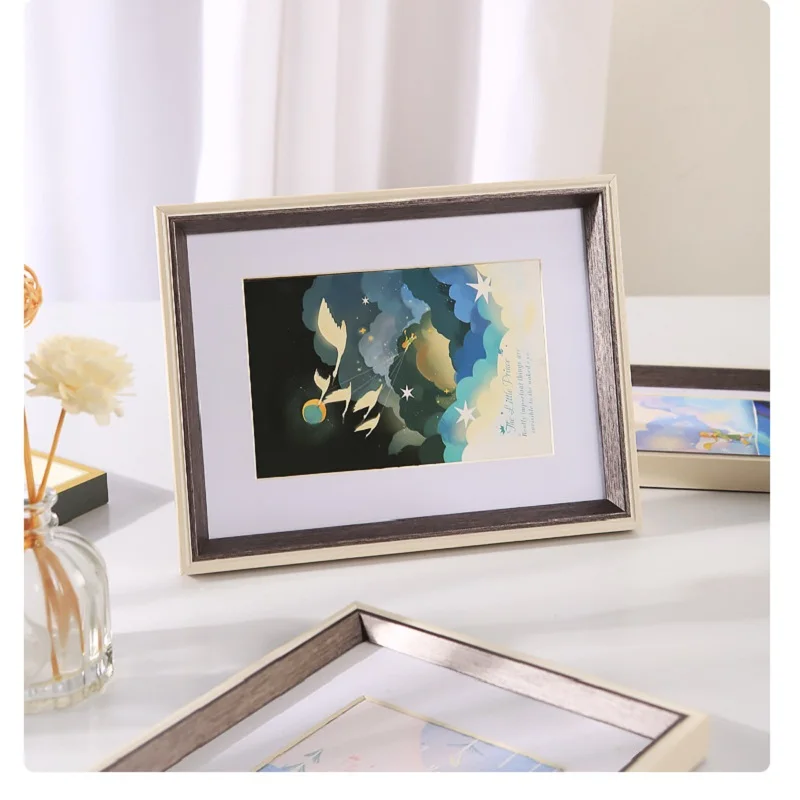 Minimalist Photo Frame Versatile A4 Tabletop Display Wall Mount Picture Frame - Stylish Decoration for Home & Office Home Decor