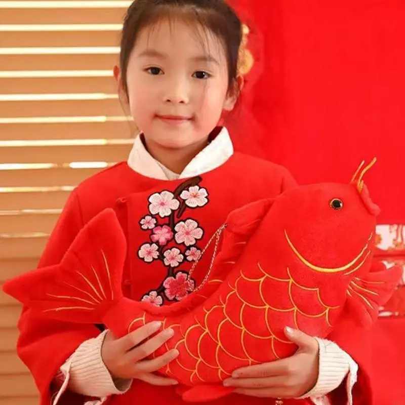 M89C Carp Fish relleno peluche peluche Montaje pared pared, juguete relleno almohada felpa para decoraciones