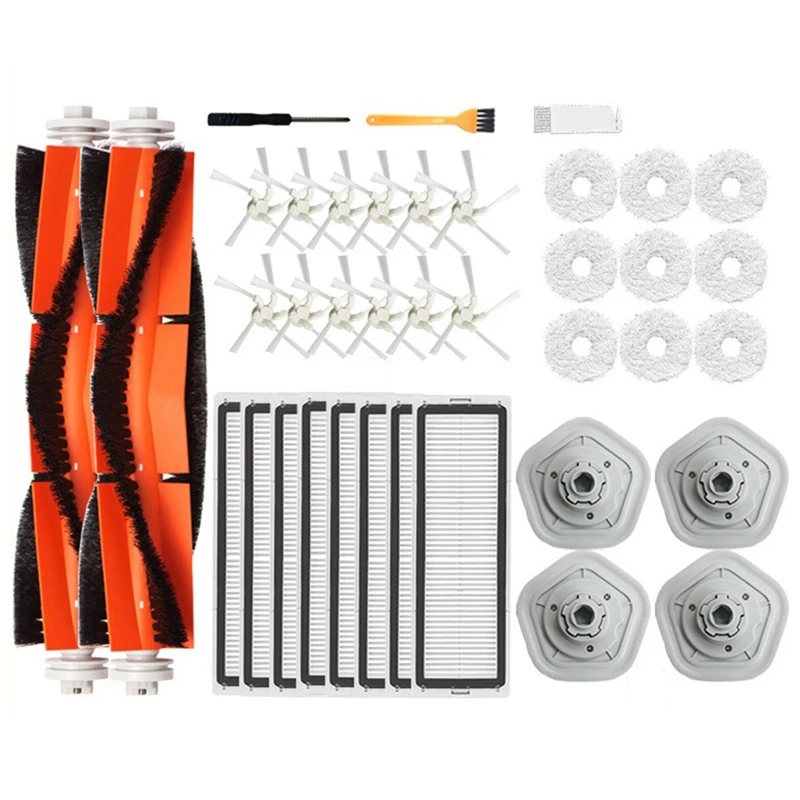 

B38B-For Xiaomi Dreame Bot W10 W10 Pro HEPA Filter Mop Cloth Main Side Brush Robot Vacuum Cleaner Replacement Spare Parts