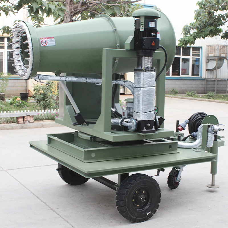 ZT-60 Agricultural Fog Cannon Sprayer with Remote & PLC Control for Garden Orchard Vineyard-Stainless Steel Pump