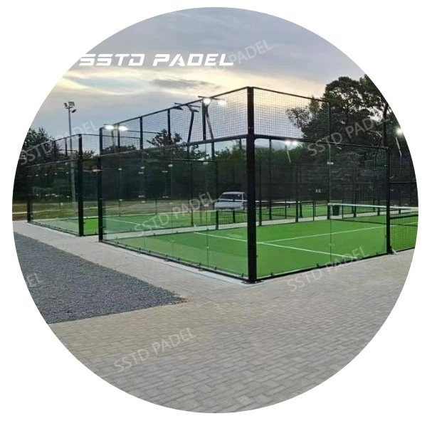 Venta caliente interior al aire libre panorámica Padel cancha De tenis proveedor hierba Artificial Cancha De Padel personalizado Padel cancha De tenis