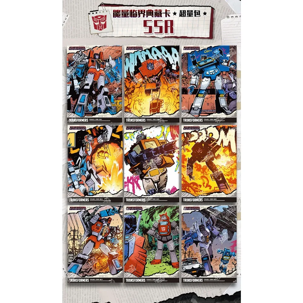 KAYOU Carte da collezione originali Transformers Animazione Protagonista di fumetti Regali di carte fantastiche in edizione limitata creativa e squisita