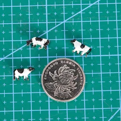 10 x Model Cows N scale 1/160 Miniature Animals Hand Painted for Farm Model Making Model Railway