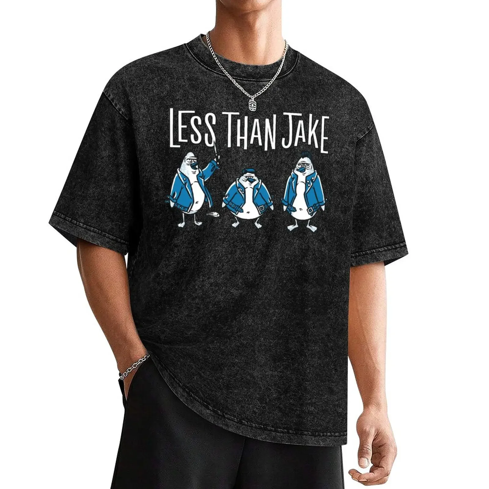 Less Than 3 Pinguin Ska Punk Jake Less Than 3 Pinguin Ska Punk Jake T-Shirt anime tshirt graphic shirts t shirt men