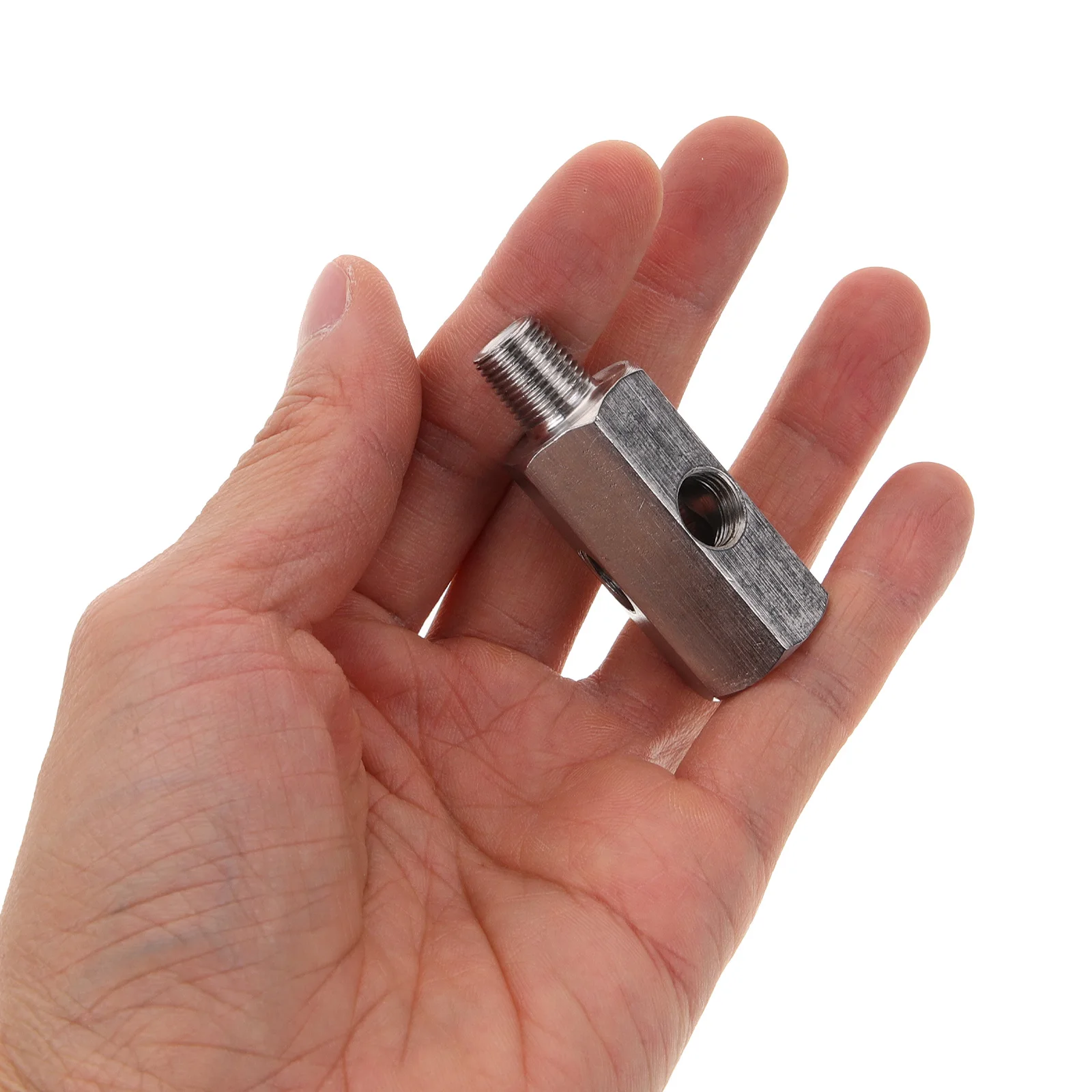 

Oil Pressure Sensor Adapter 1 8NPT Stainless Steel Turbo Connector M10 Car Automotive Parts Gauge Fitting SUV Easy Installation