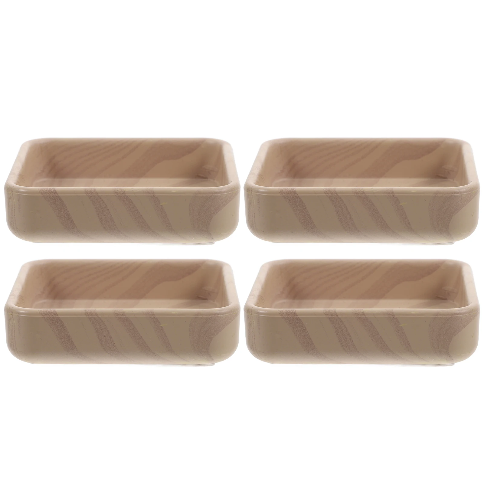 

4 Pcs Anti scratch Floor Mats Bed Frames Couch Leg Stoppers Chair Wheel Hardwood Plastic Furniture Pads Non Slip Carpet