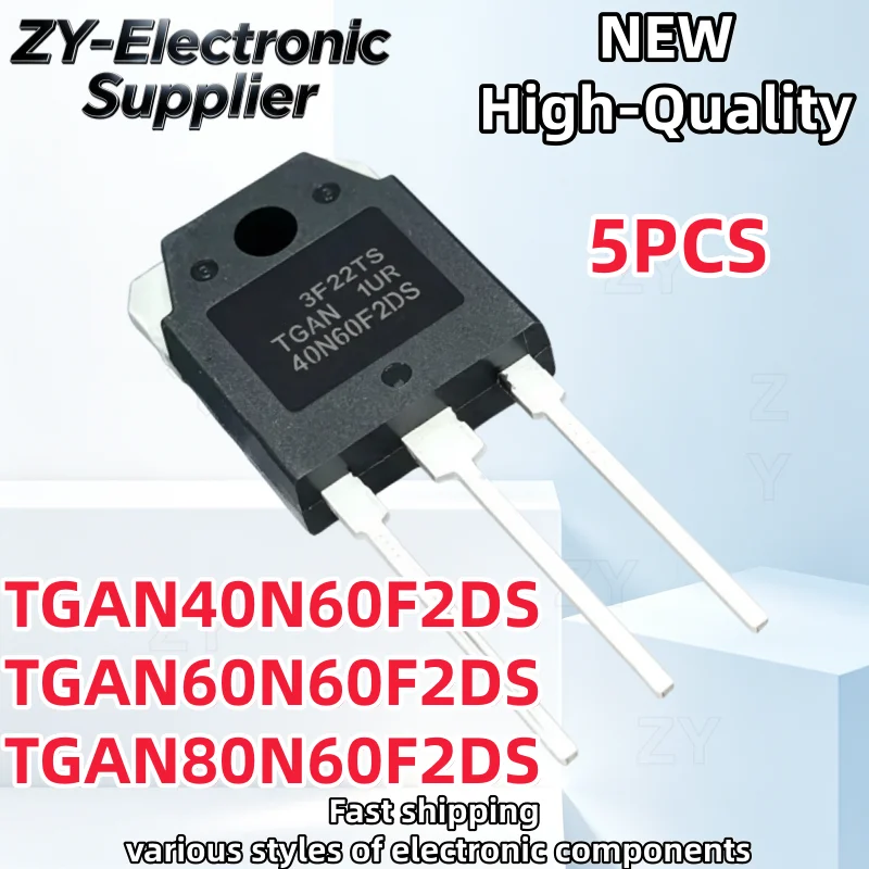 【5PCS】 100% NEW high-quality TGAN40N60F2DS TGAN60N60F2DS TGAN80N60F2DS TO-3P 40N60F2DS 60N60F2DS 80N60F2DS IGBT