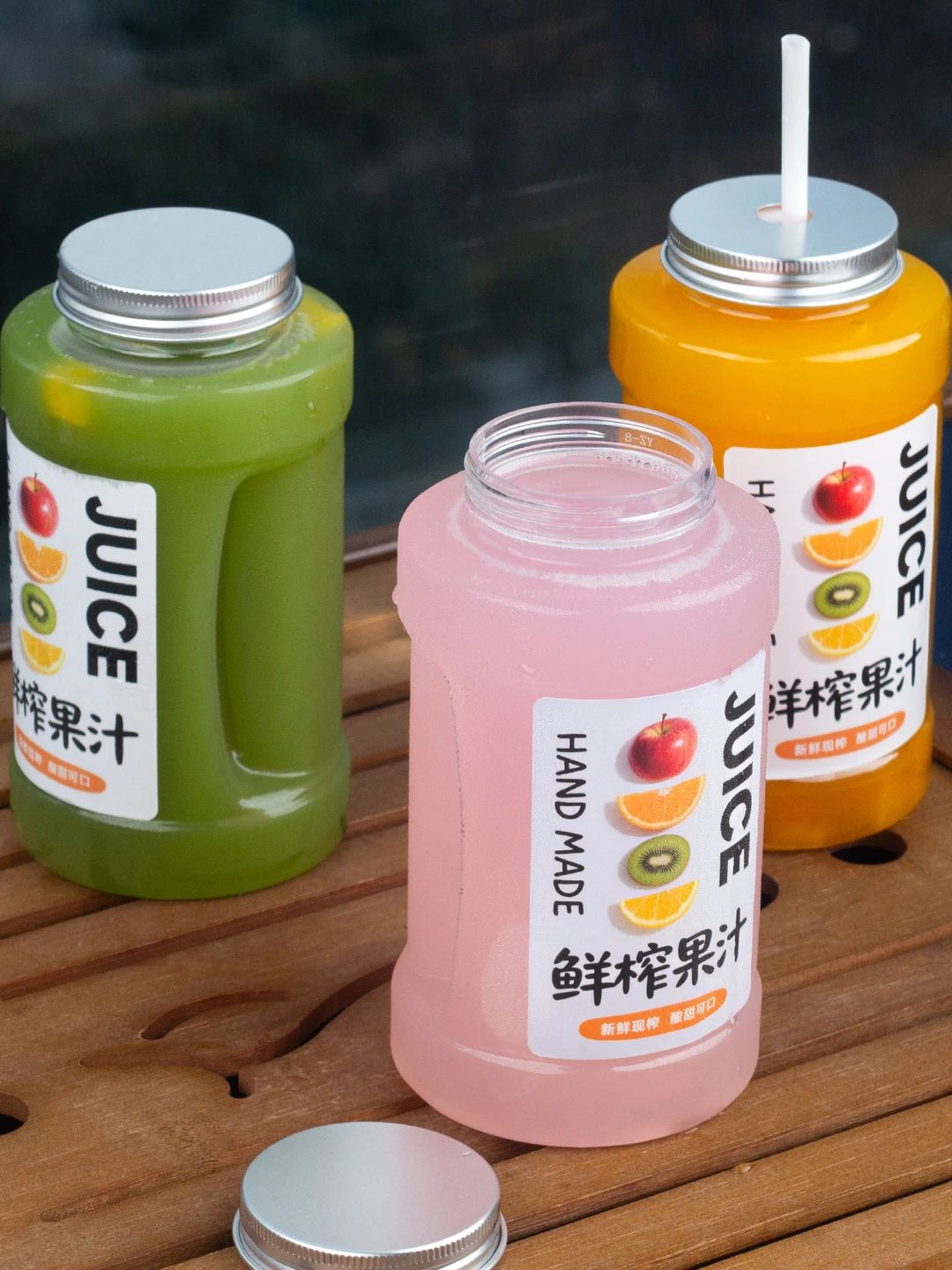 

Одноразовая бутылка для напитков для домашних животных с алюминиевой крышкой, для коммерческого использования на вынос, стакан для холодных напитков, портативная кофейная чашка