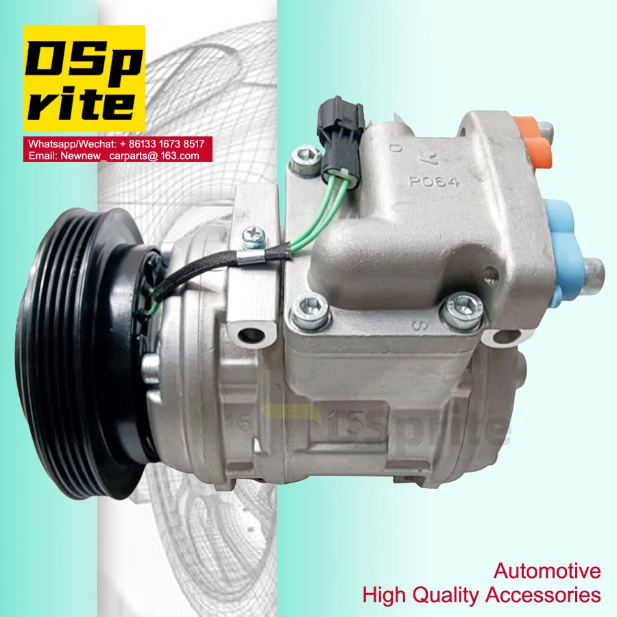 

10PA15C Auto AC A/C Air Condition Compressor 24V 22086013B for Car Doosan DH220-5 DX255LC Dx225 Vehicles Excavator 2208-6013B