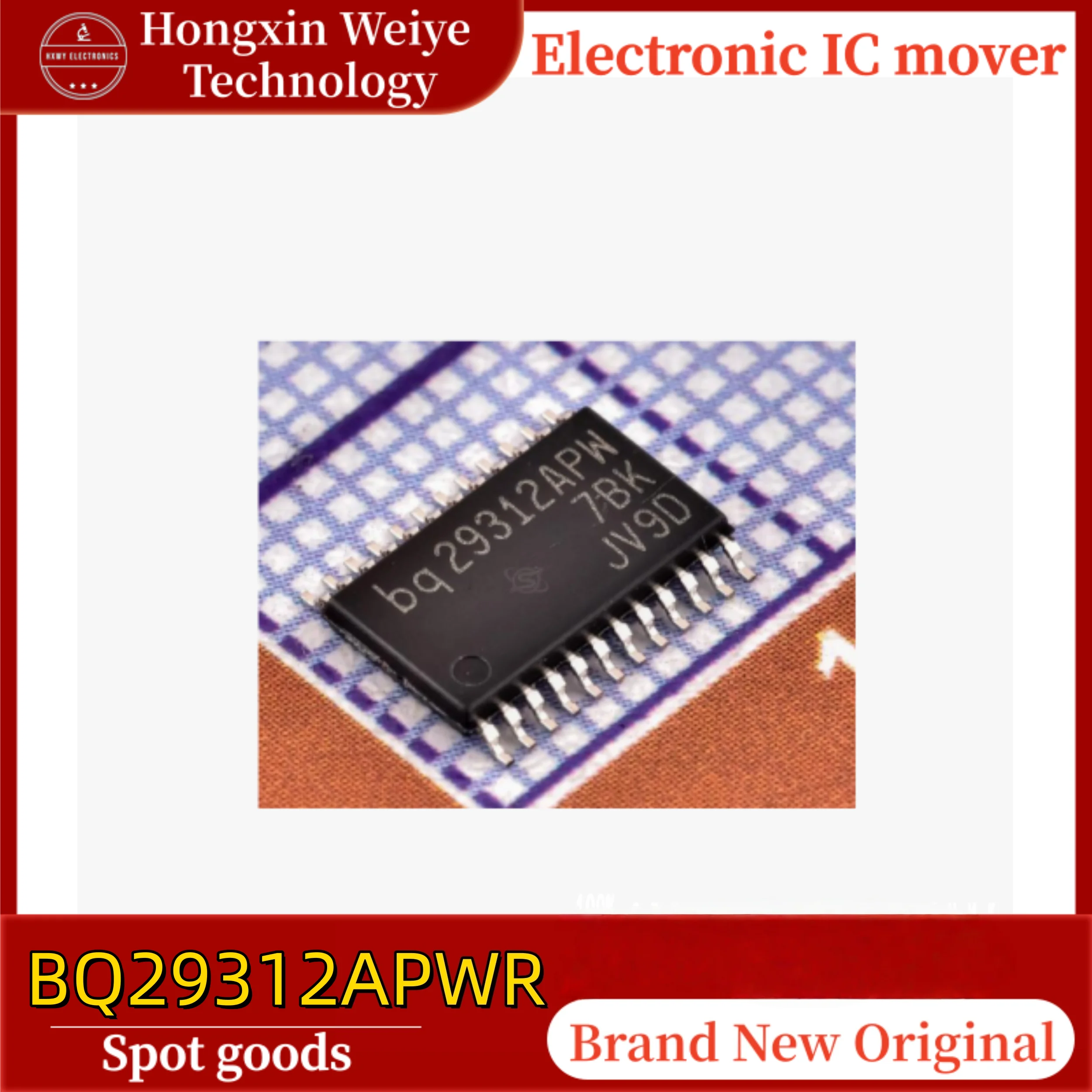 2/10 pcs BQ29312APWR TSSOP-24 BQ29312APW 4.5V~25V power management brand new in stock free shipping