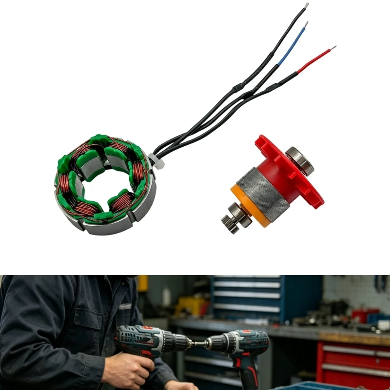4812-Electric Drill Service Motor Part 01356, 13 Tooth Output for Repair Work high quality
