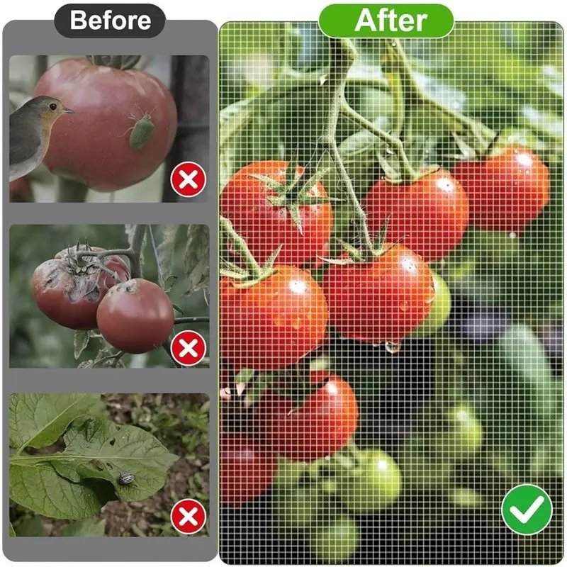 T19C 2 Pcs Garden Mesh Plant Cover For Round Tomato Cage, 59