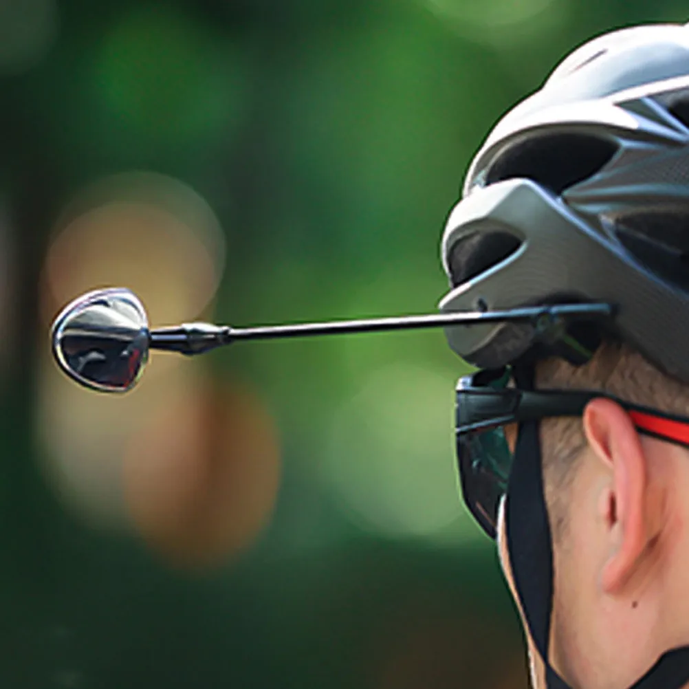 Espelho retrovisor para bicicleta, leve, com rotação de 360 ​​graus, para ciclismo seguro, acessórios para ciclismo