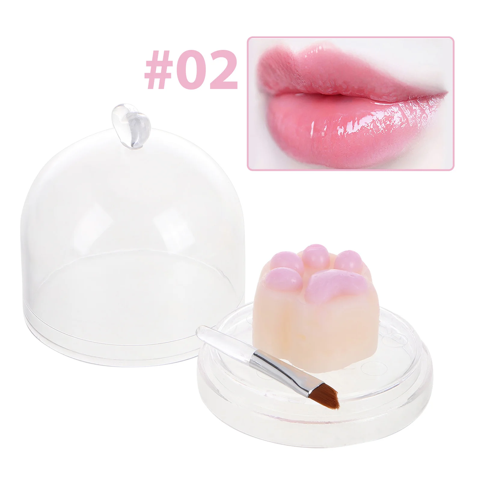 Cat Paw Color Change Lipstick Autumn Lip Balm Moisturizing Lip Cream Hydrating Longlasting Women Care