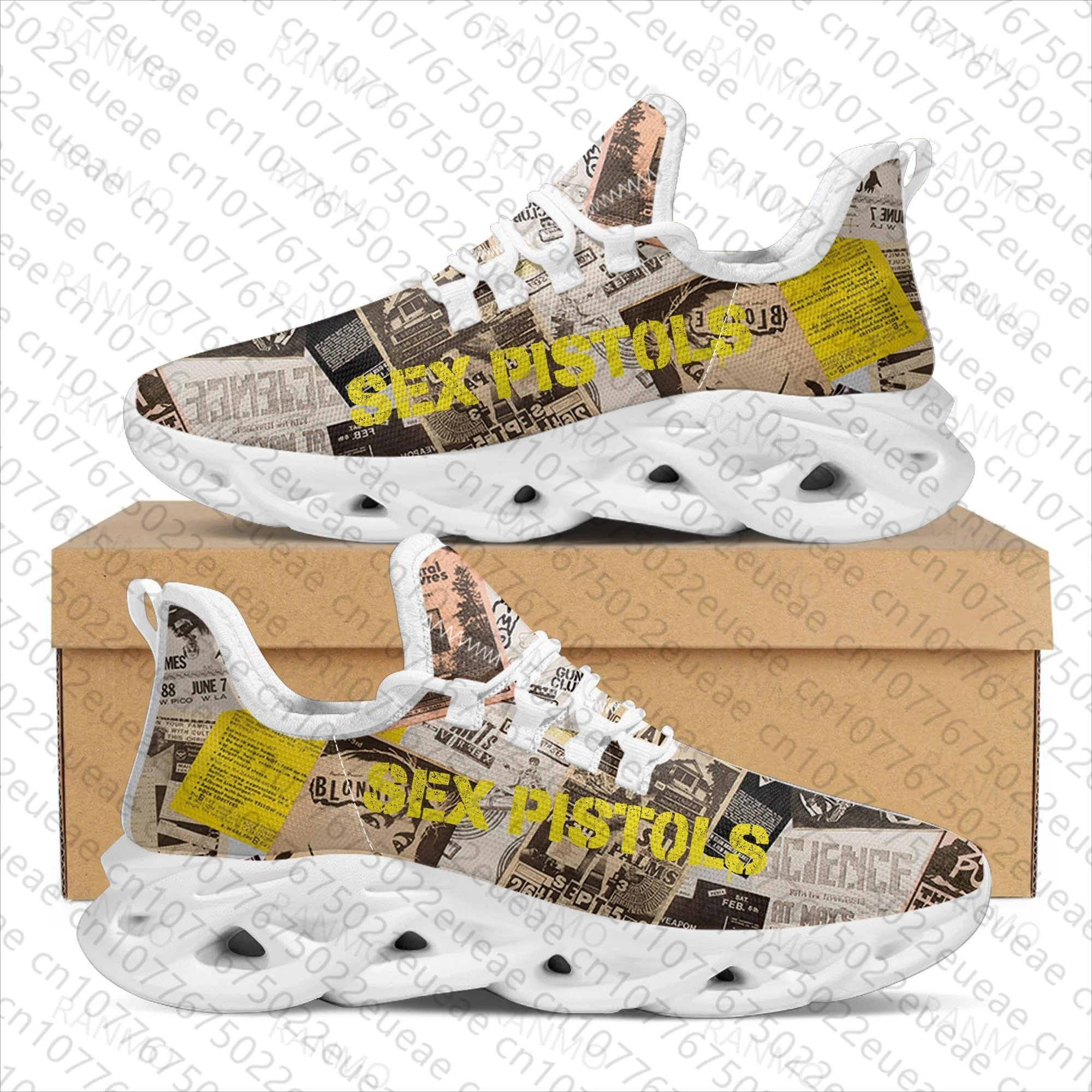 Sex Pistols Punk Rock Band Sports Shoes Mens Womens Teenager Kids Children Sneakers Casual High Quality Couple Shoes Custom Shoe