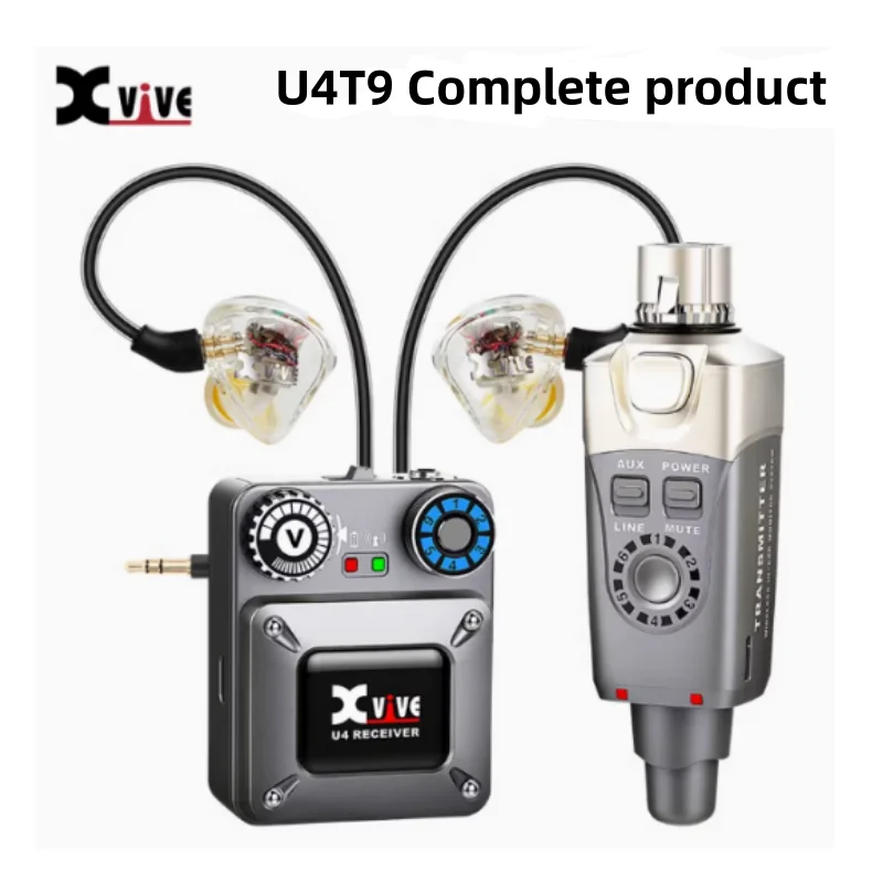 Complete System In-Ear Monitor Wireless System +  In-Ear Monitors for live performance and in-studio monitoring