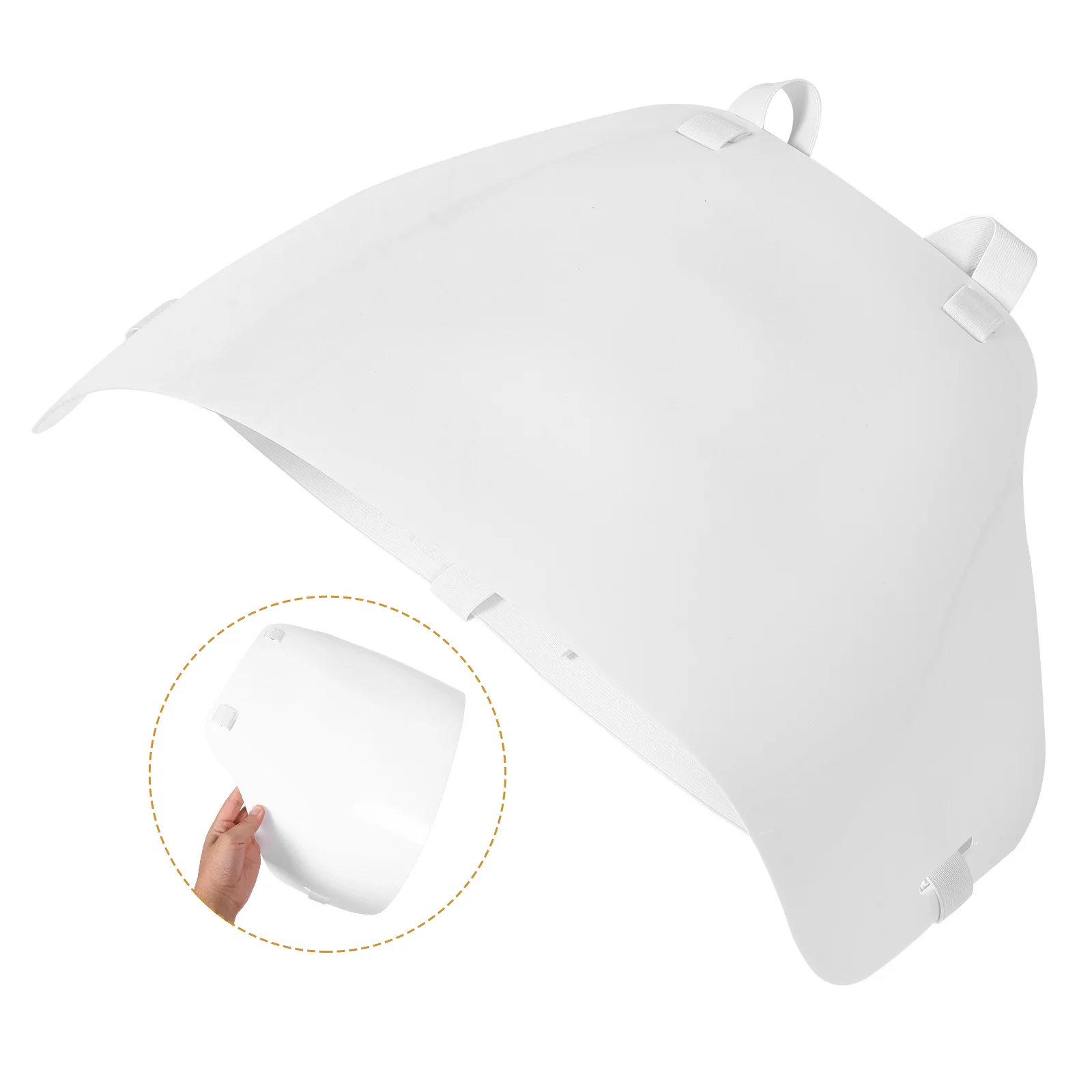 

Fencing Chest Guard Protective Gear For Men Women Lightweight Pvc Durable Adjustable Strap Sports Body Protector Breast Gear