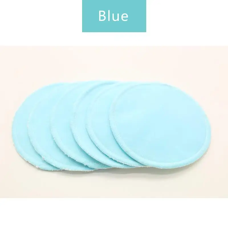 HappyFlute 6Pcs Random Print New Bamboo Breast Pad Nursing Pads For Mum Washable Waterproof Feeding Pad Reusable Breast Pads