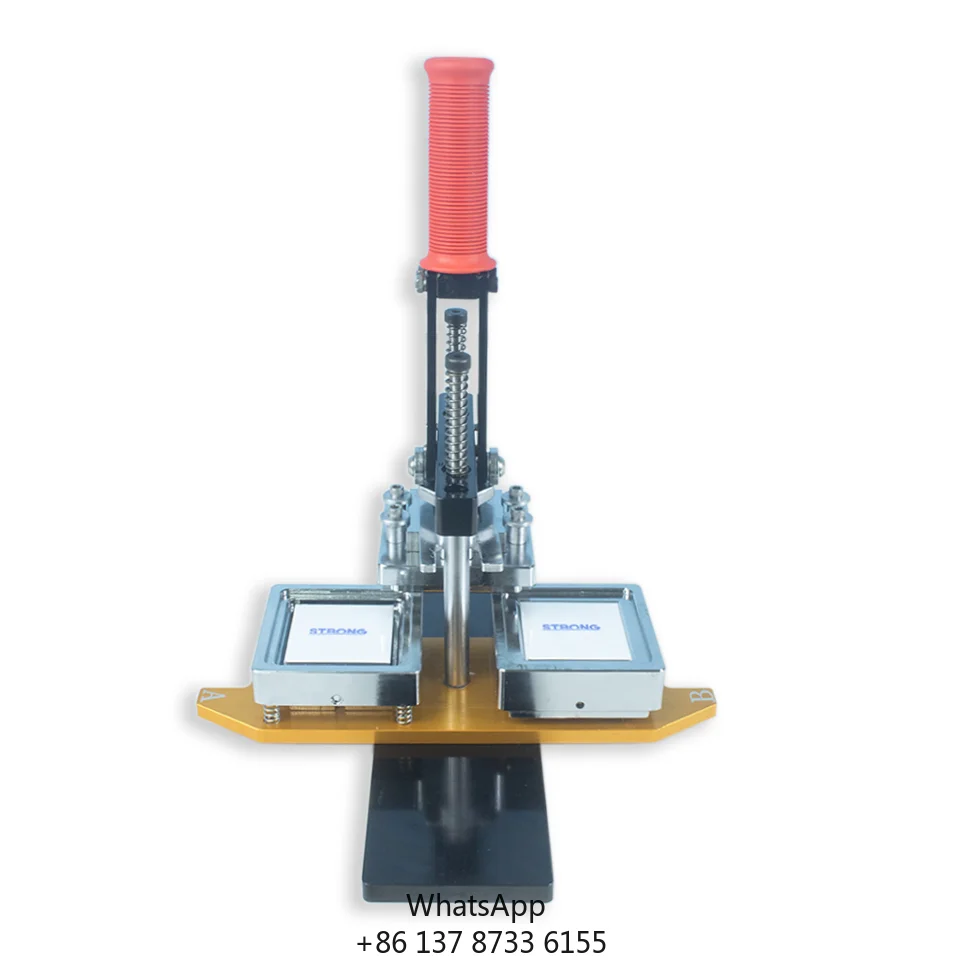 Manual Metal Square Making Machine Fridge Magnet Refrigerator Button Maker Machine Badge Machine