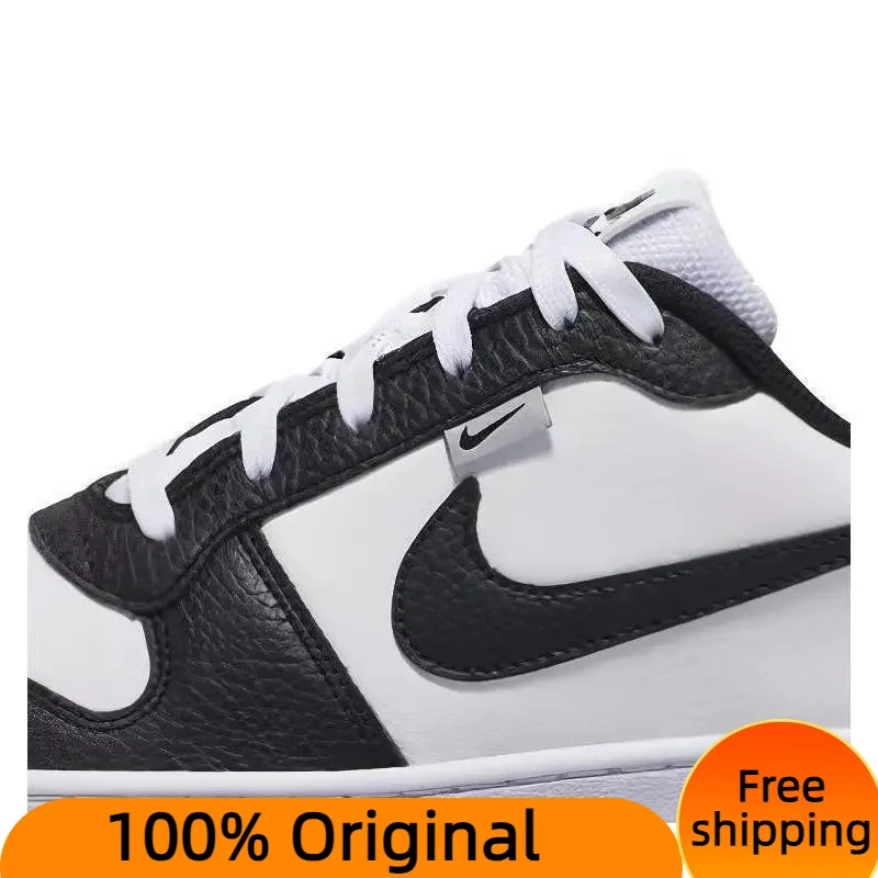 

Nike Ebernon Low PRM White Black Wolf Grey Sneakers shoes With Original Box