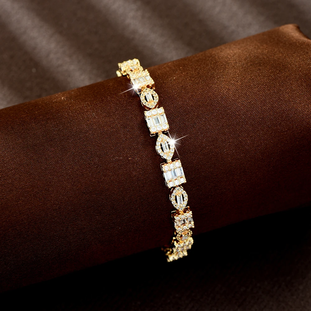 HIBRIDE Classic Exquisite New Unique Dress Accessories Women's Jewelry Bracelet Suitable for Wedding Bridal Ball Gift B307