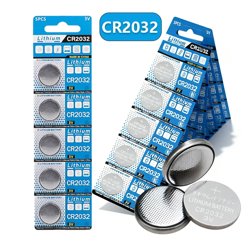 

CR2032 3V 200mAh Lithium Battery for Car Remote Key Fob Calculator Watch Toy Scale DL2032 BR2032 KCR2032 Coin Cell