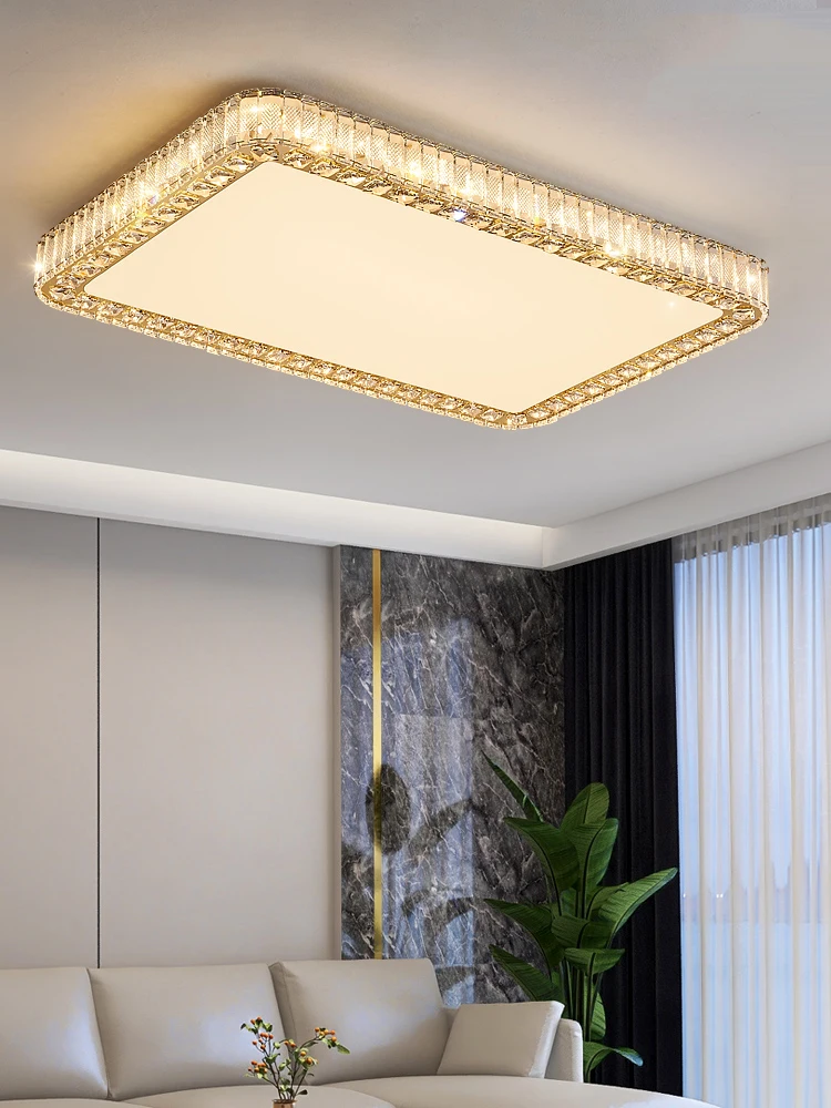 2026 Modern Led Ceiling Chandelier Crystal Home Decor Low Ceiling Lighting Bedroom