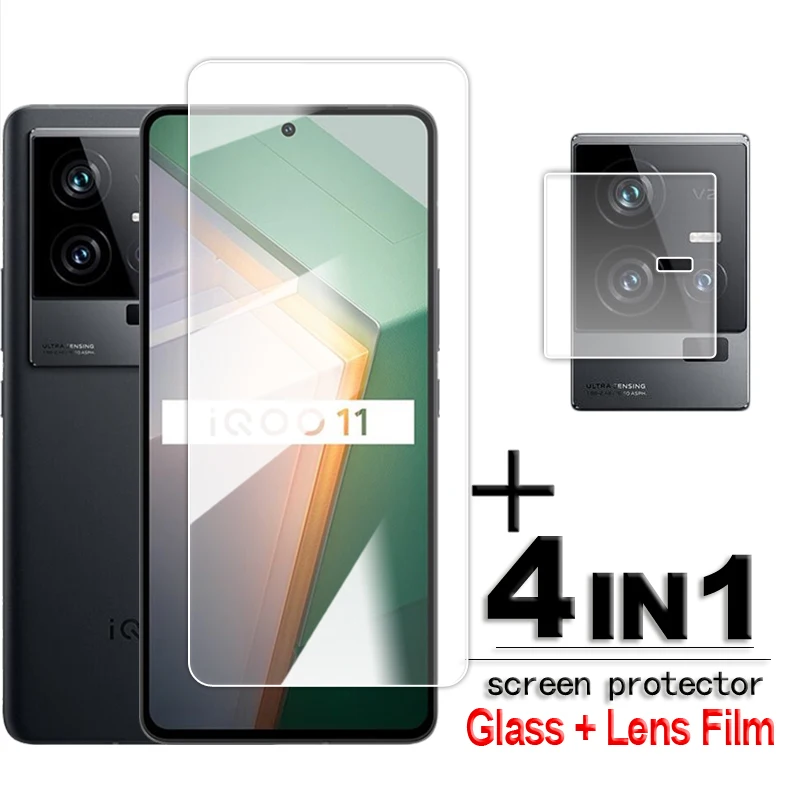 

For Vivo iQOO 11 Glass For iQOO 11 Tempered Glass 6.78 inch Transparent HD Screen Protector Vivo iQOO 3 5 7 8 9 10 11 Lens Flim