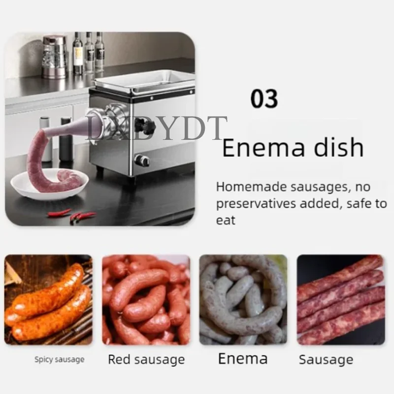 Commercial High-Power Meat Grinder Meat Grinder Mixer Commercial Usage Chicken Pork Fresh Sausage Meat Grinding Machine