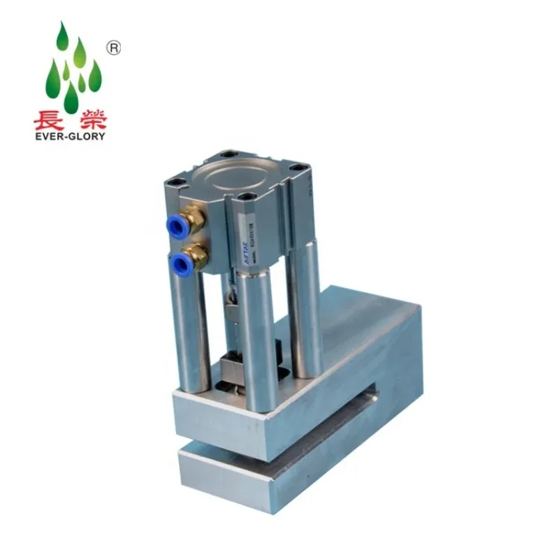 2 Oval Hole Puncher For Plastic Bag Customizable Pneumatic Punching Machine