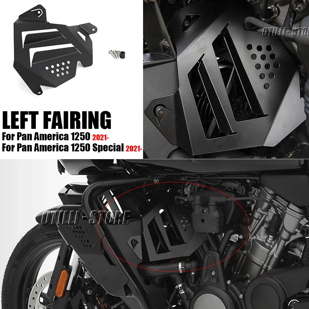 

New Motorcycle Accessories PA1250 PA1250S Left Side Fairing Guard Engine Side Cover For Pan America 1250 Special 1250S 2021 2022