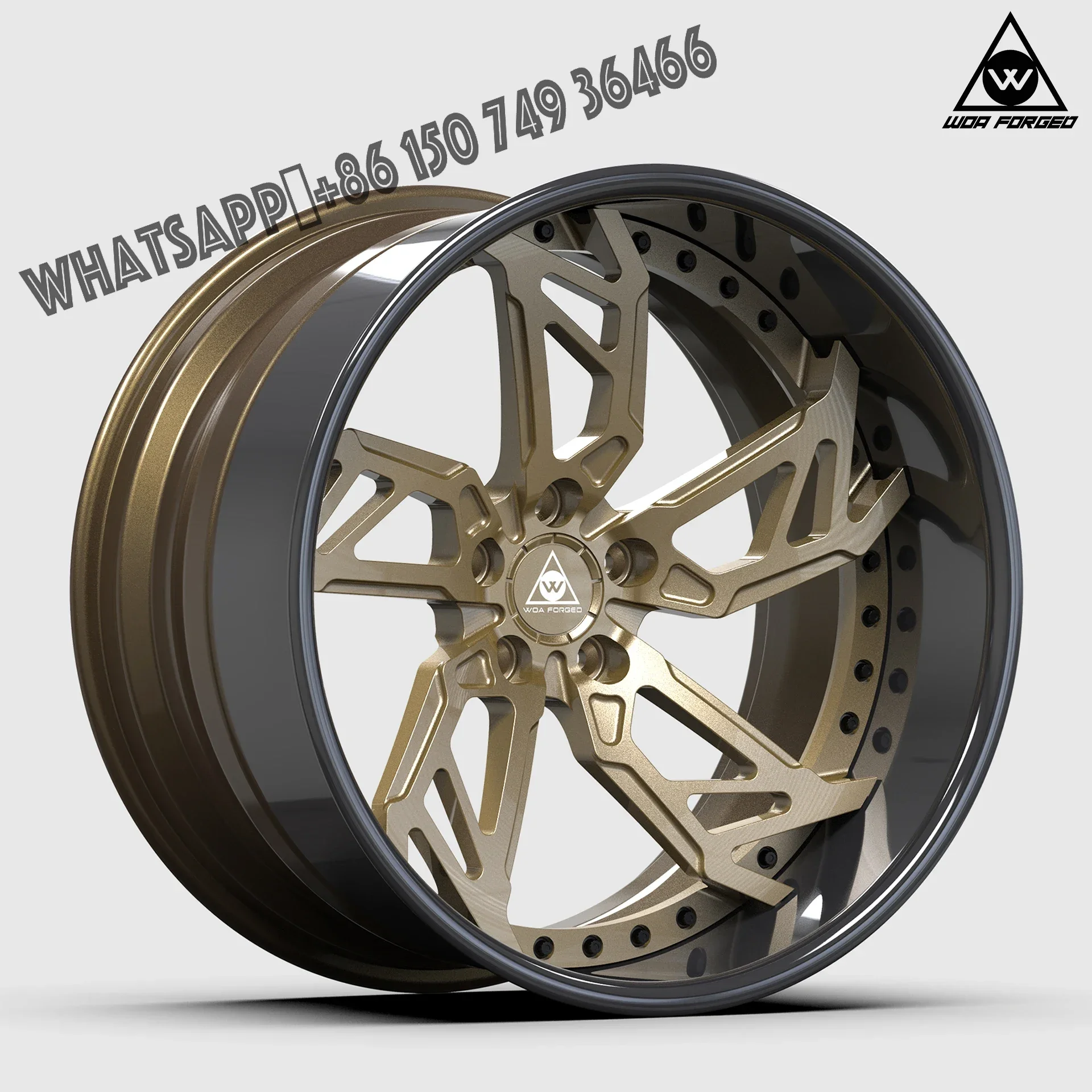 

New New 3 Piece Forged Aluminum Alloy Wheel Rims 18 19 20 21 22 23 24 Inch Forged Wheels for porsche