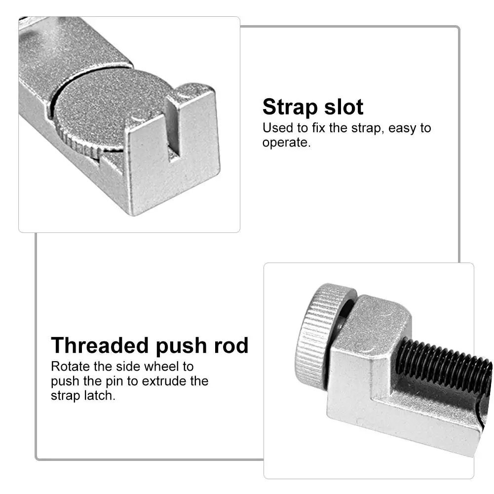 Watch Strap Hand Shortening Extendable Removal Repair Tool Kit Replacement Watchmaker Holder Band Pin Mounting Professional Set